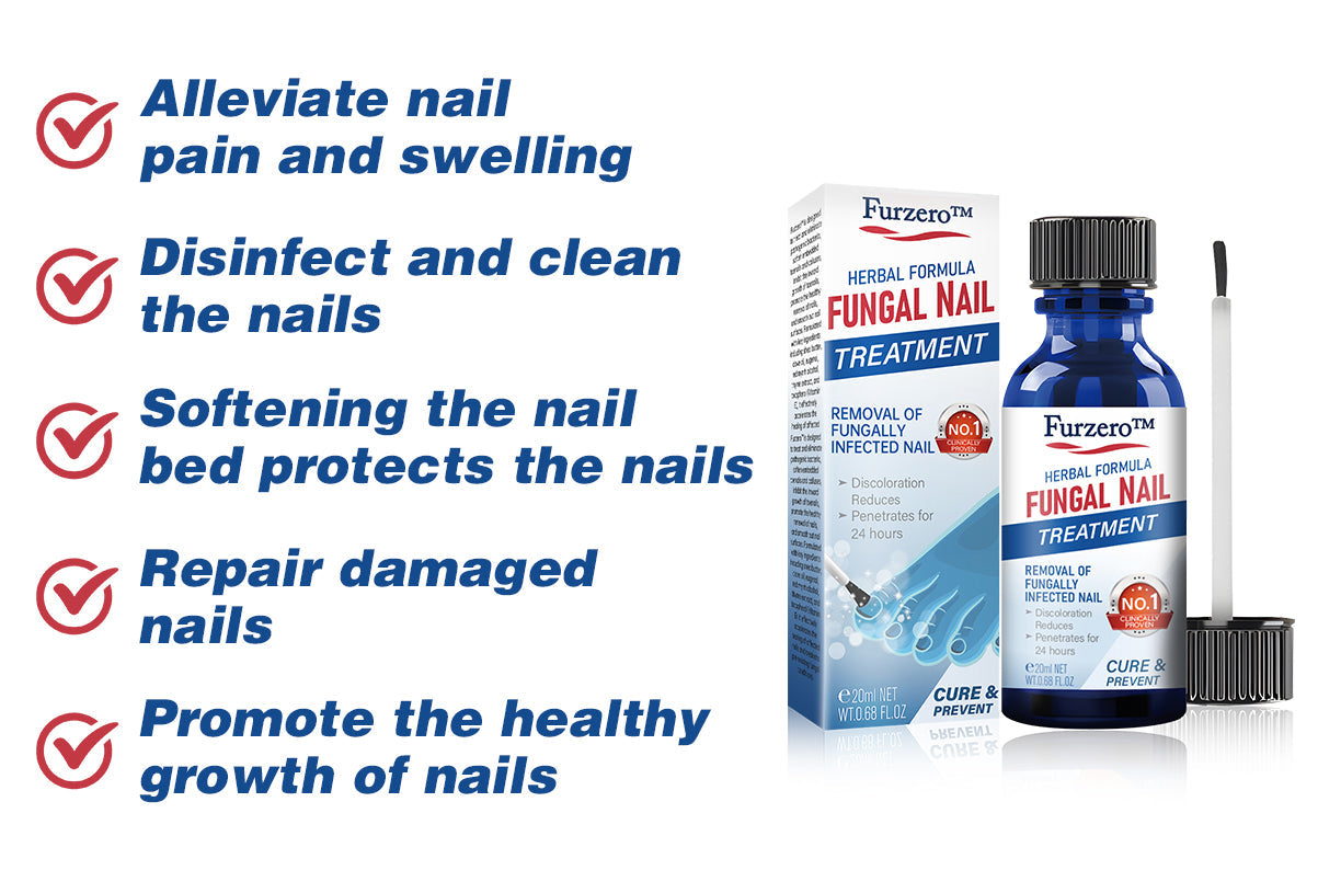 Furzero™ Herbal Formula Fungal nail Paronychia treatment Gel Pro
