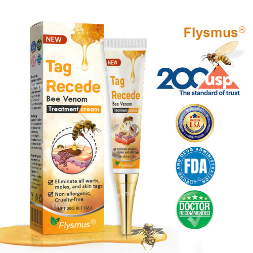 🌿Flysmus® Tag Recede Bee Venom Treatment Cream-LAST DAY 70% OFF-Maximize Skin Renewal