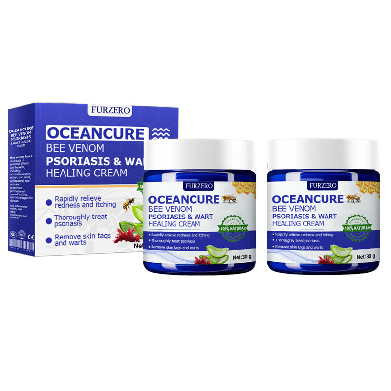 đFurzero⢠OceanCure Bee Venom Psoriasis & Wart Healing Cream