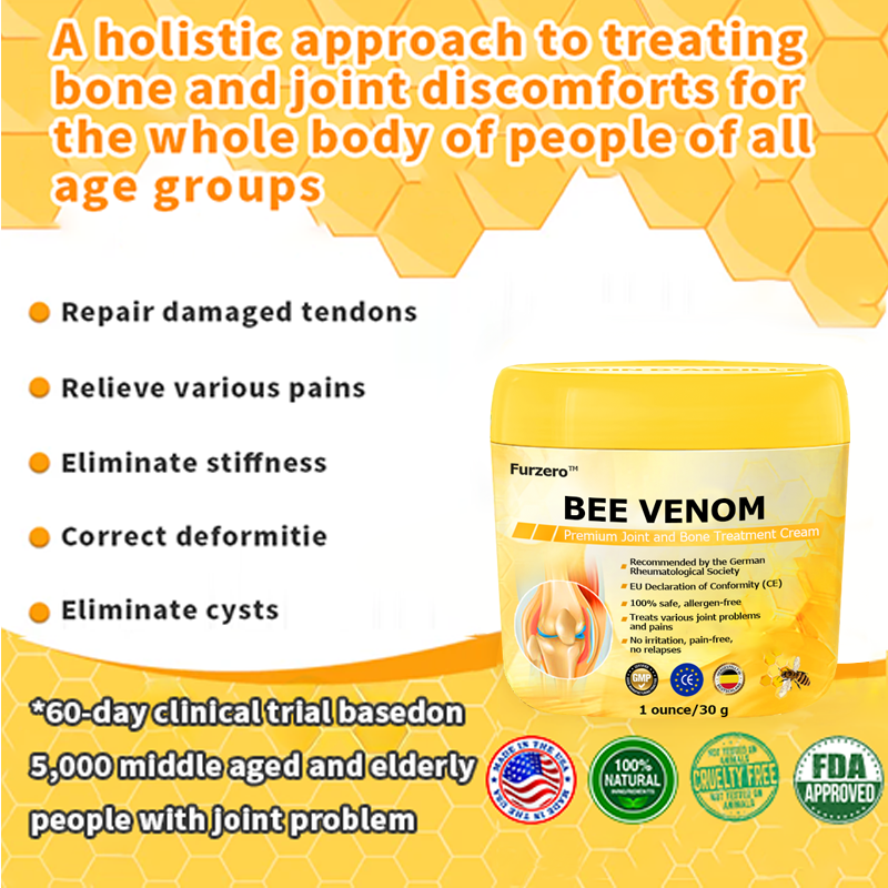 🐝Furzero™ Bee Venom Joint and Bone Cream (✨ Specially for orthopedic conditions and joint pain ✨)