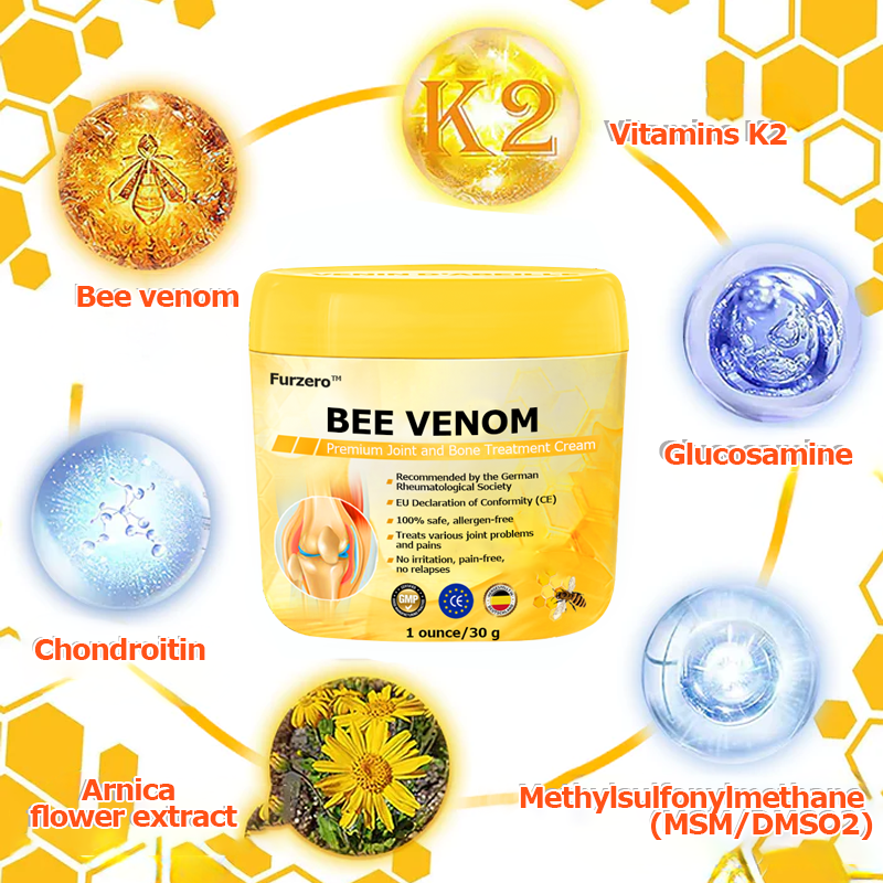 🐝Furzero™ Bee Venom Joint and Bone Cream (✨ Specially for orthopedic conditions and joint pain ✨)