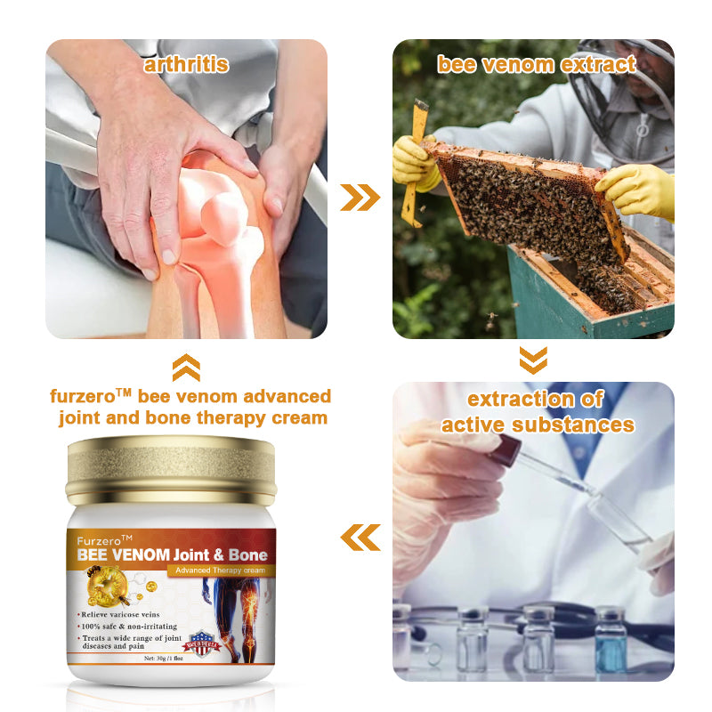 🍀【👨⚕𝑨𝑨𝑫 𝑹𝑬𝑪𝑶𝑴𝑴𝑬𝑵𝑫𝑺】Furzero™ Bee Venom Advanced joint and bone therapy cream (✨ for joint pain and varicose veins✨)