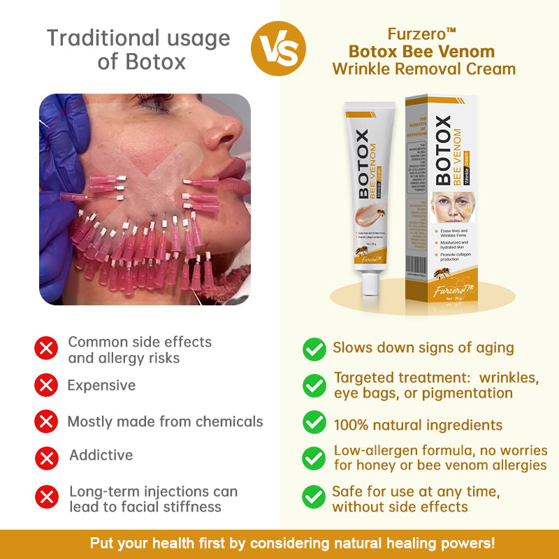 šš©āāļøFDA Approvedā
Furzero⢠Botox Bee Venom Wrinkle Removal Cream-š„LAST DAY 70% OFF-āØMade and Shipped from USA